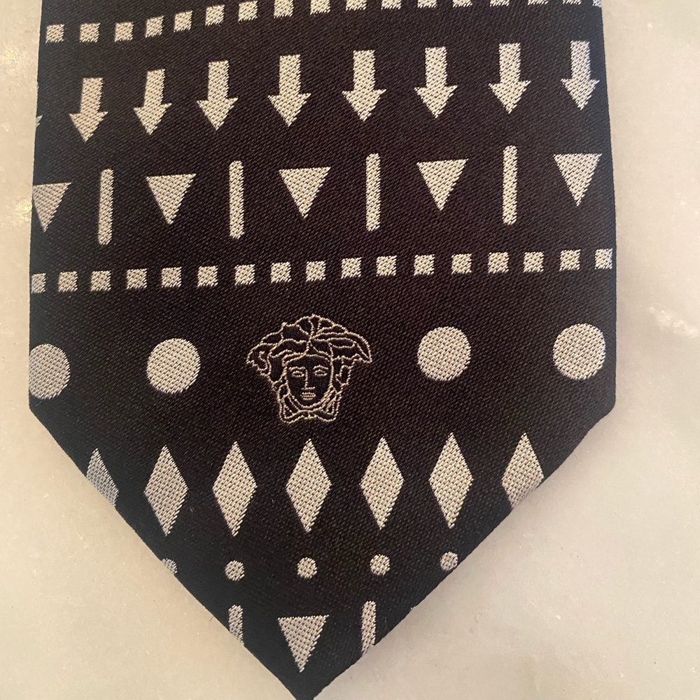 Authentic Versace silk tie
